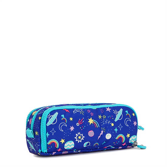 Kipling Gitroy Printed Pencil Case Tassen Donkerblauw | België 1306KO